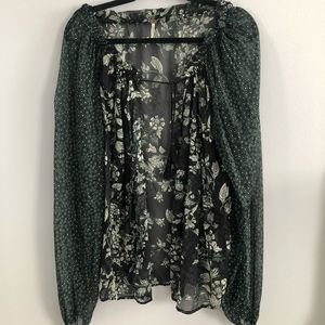 Free People shear long sleeve top